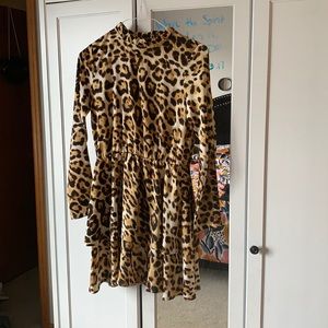 Animal print dress